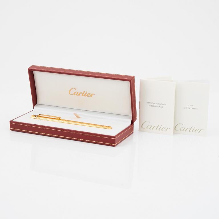 Cartier, reservoarpennor, 2st, "Stylo Plume" och "Stylo Bille Diabolo de Cartier".