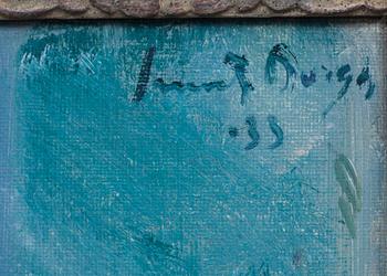 SVANTE BERGH, olja på duk. Signerad och daterad -33.