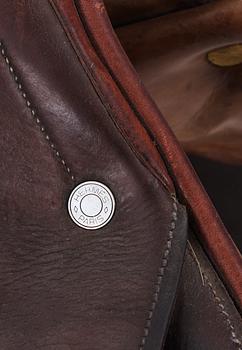 A 1980s saddle by Hermès.
