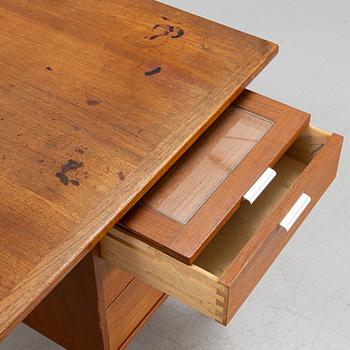 A 1960's teak desk.
