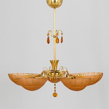 Paavo Tynell, taklampa modell 1469/5, Taito, 1930-tal.