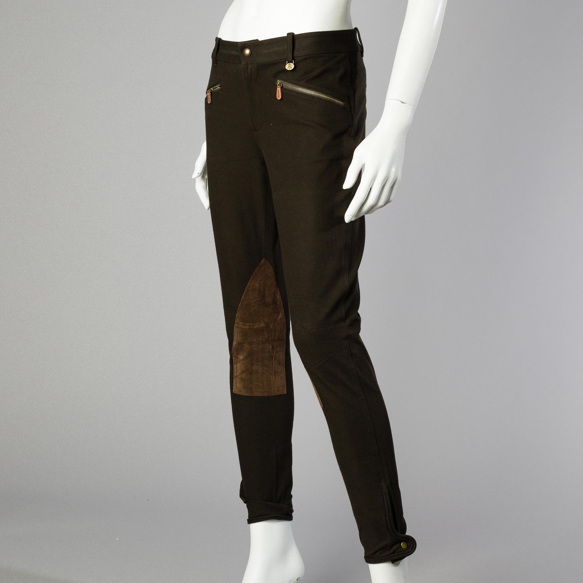 Three pair of trosers by Ralph Lauren.