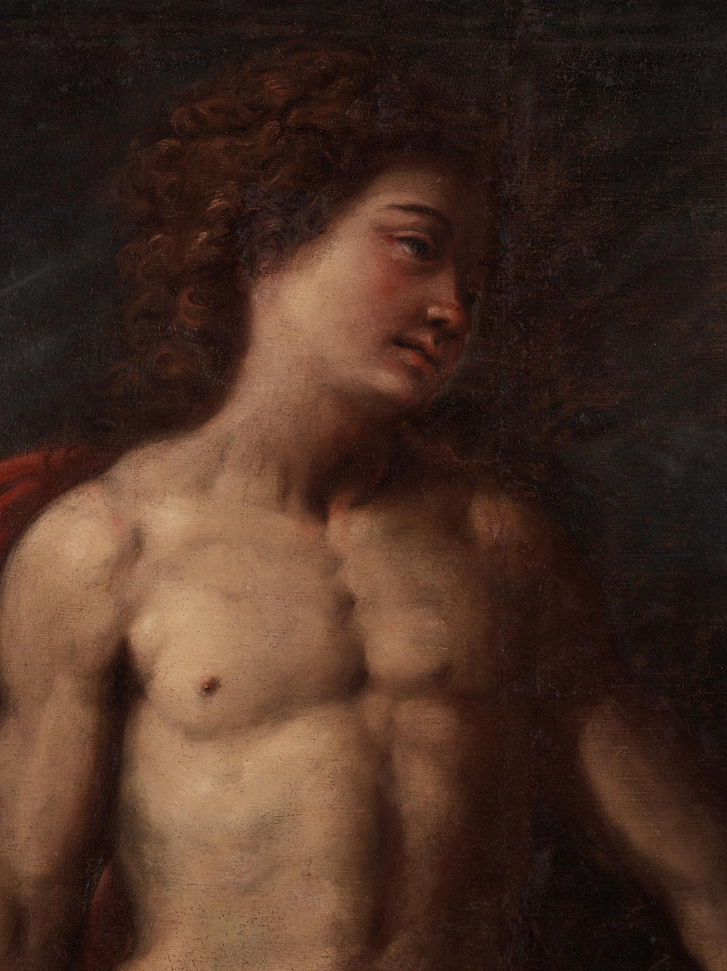 Guido Reni Follower of, David with the Head of Goliath.