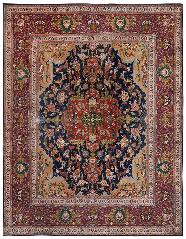 SEMI-ANTIQUE TABRIZ.