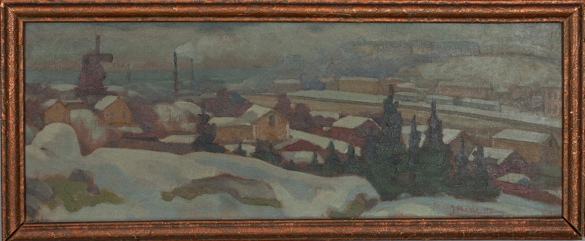 JOHANNES PAAVOLA, olja på duk, sign o dat 1921.