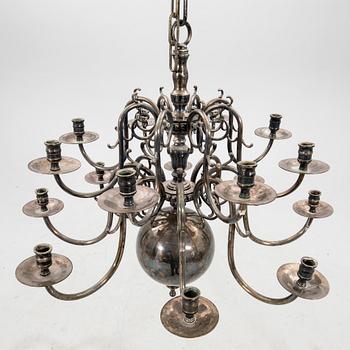 Chandelier in Baroque style from around 1900.