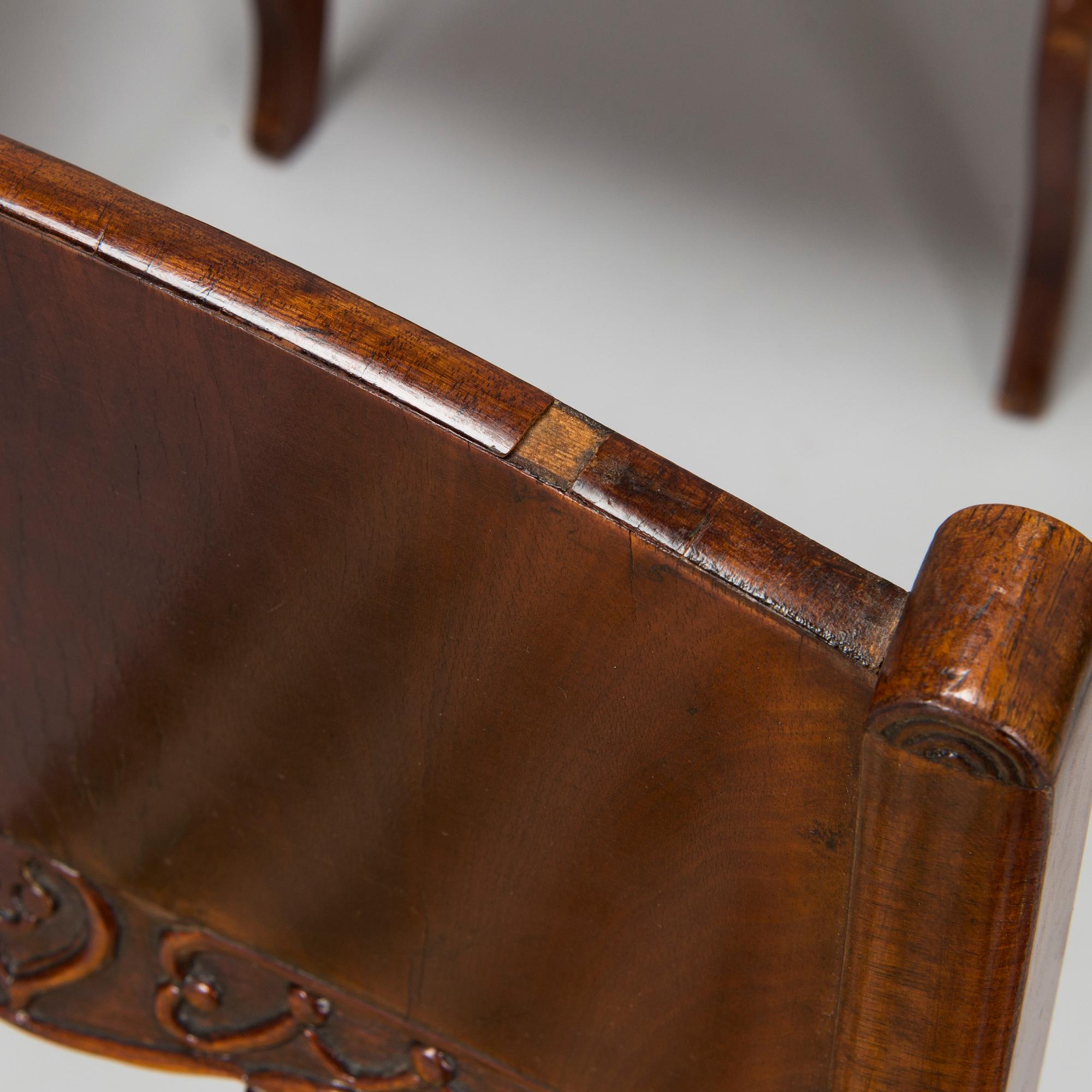A set of four Biedermeier chairs, second half of the 19th century.