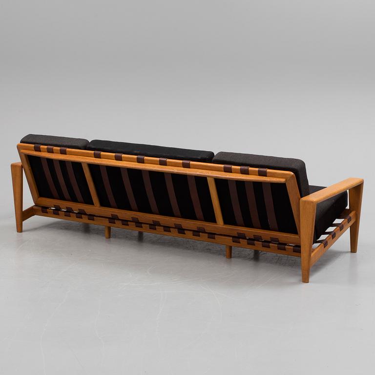 A 1950/60s oak sofa by Svante Skogh for Seffle möbler.