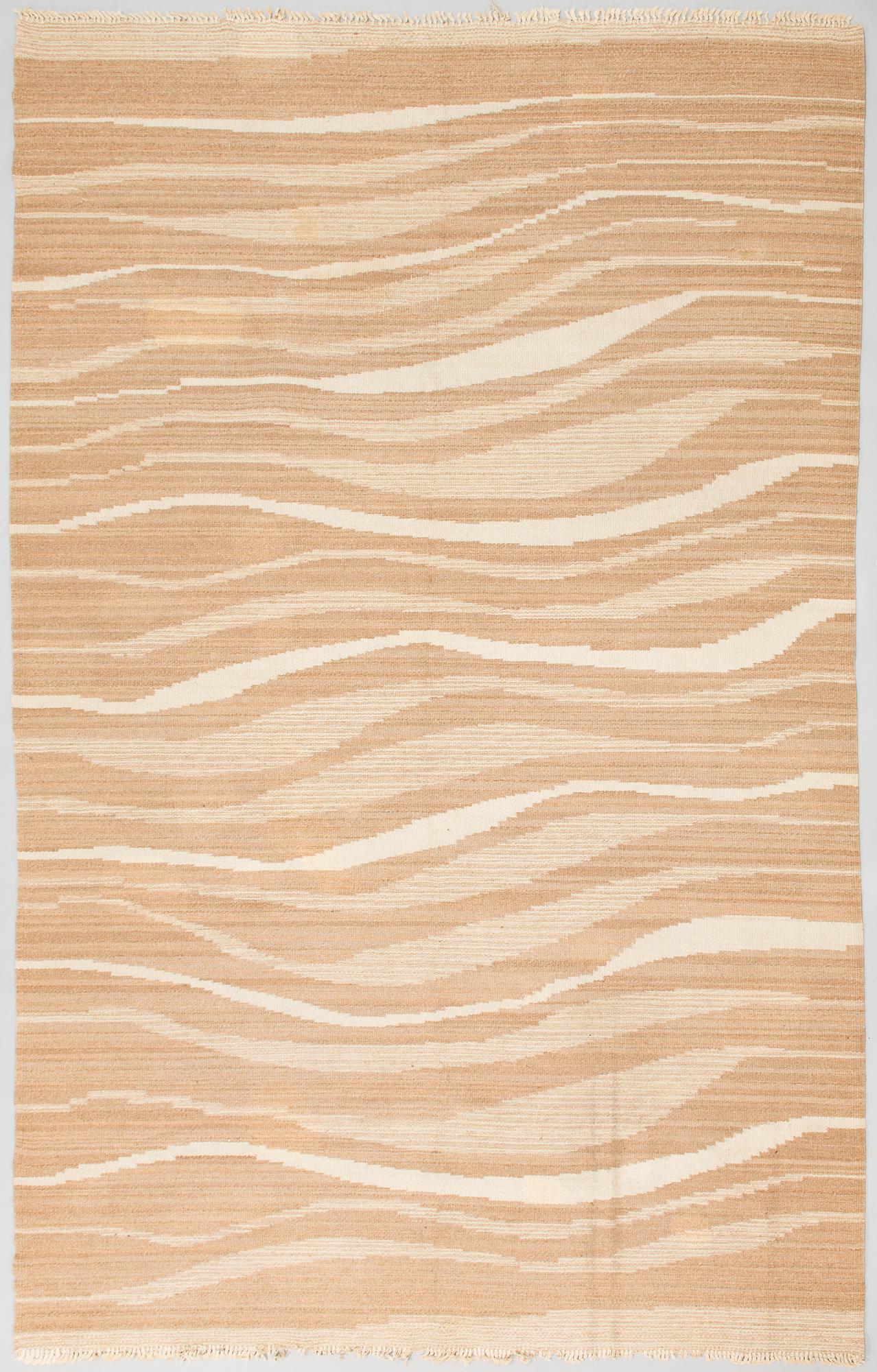 EVA ANTTILA, HÅRGARNSMATTA för Kotilieden aitta, 1930-tal. Ca 305x195 cm.