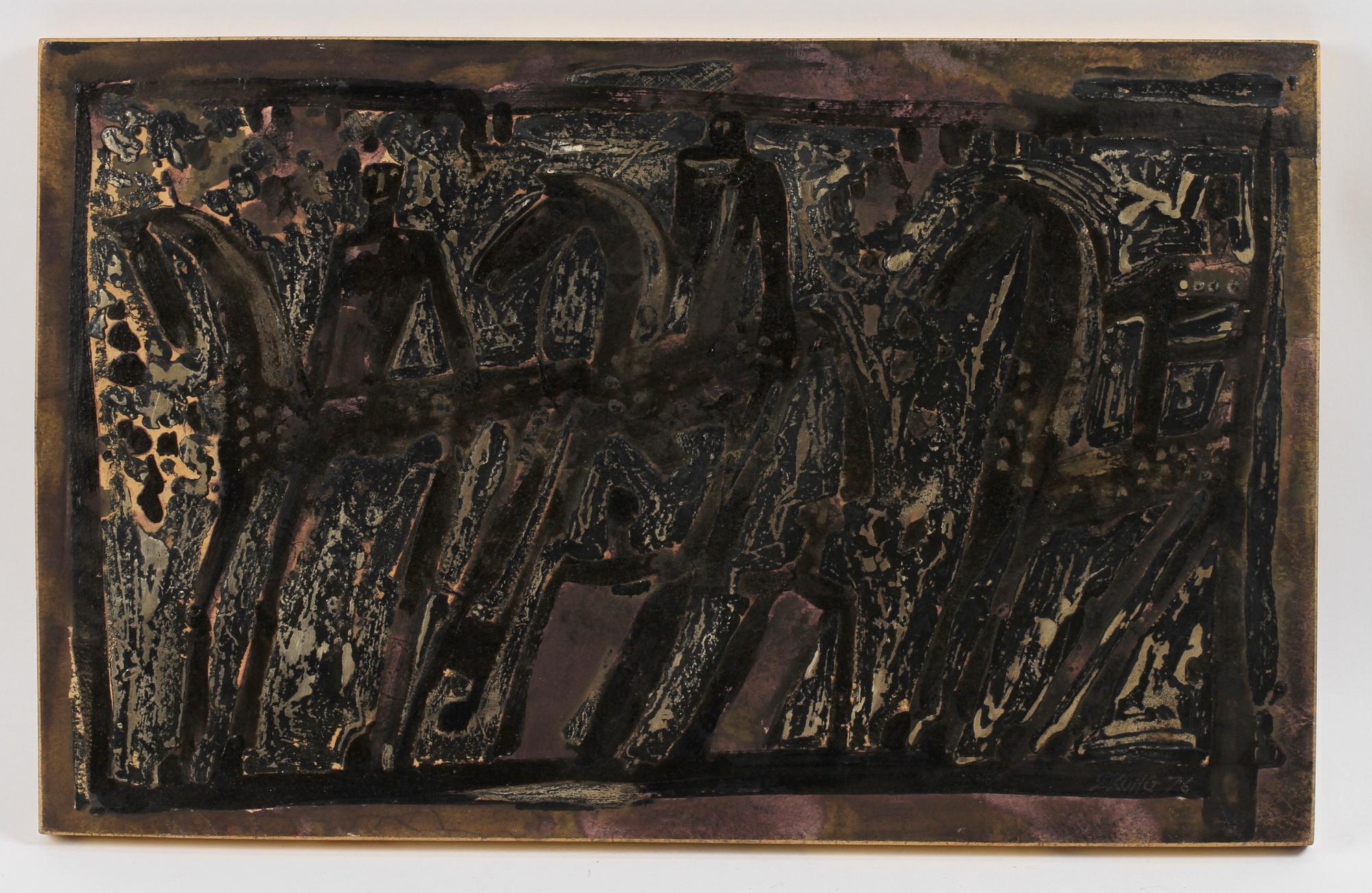 VÄGGPLAKETTER, 3 st, keramik, bl.a. Börje Skohg och Stig Lindberg, Gustavsberg.