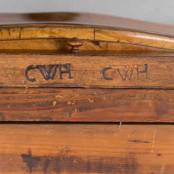 A Swedish rococo poudreuse signed by Conrad Wilhem Hein (Stockholm 1755-1783).