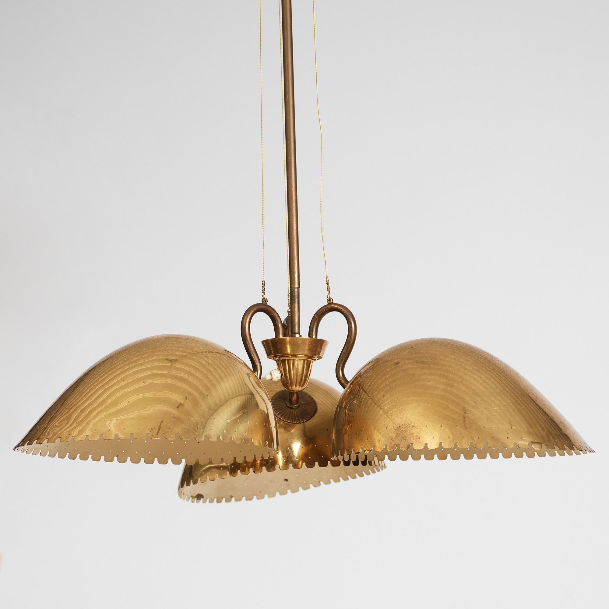 Harald Notini, taklampa, modell "11894", Arvid Böhlmarks Lampfabrik, 1940-50-tal.