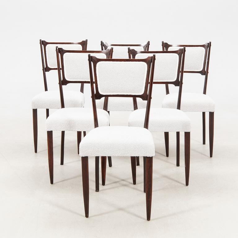 Chairs, 6 pieces, Central Europe, mid-20th century.