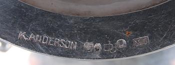 SOCKERSKÅL samt SKED, silver, K. Andersson, 1924 samt Georg Jensen, 1915-1930.
