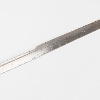 An Imperial Russian sabre, 1855, with scabbard.