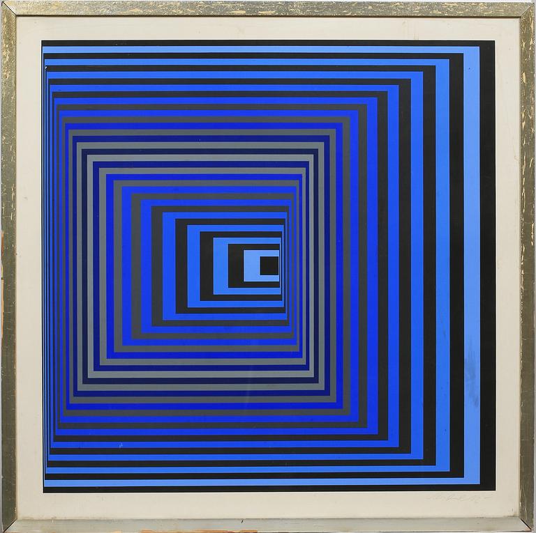 VICTOR VASARELY, seriegrafi, sign.