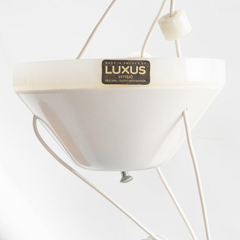 Uno & Östen Kristiansson, an 'Ufo' ceiling light, model 565, Luxus, Vittsjö, 1960's.