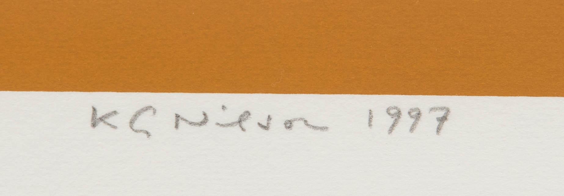 KG Nilson, KG Nilsson, lithographs, 2 pcs.