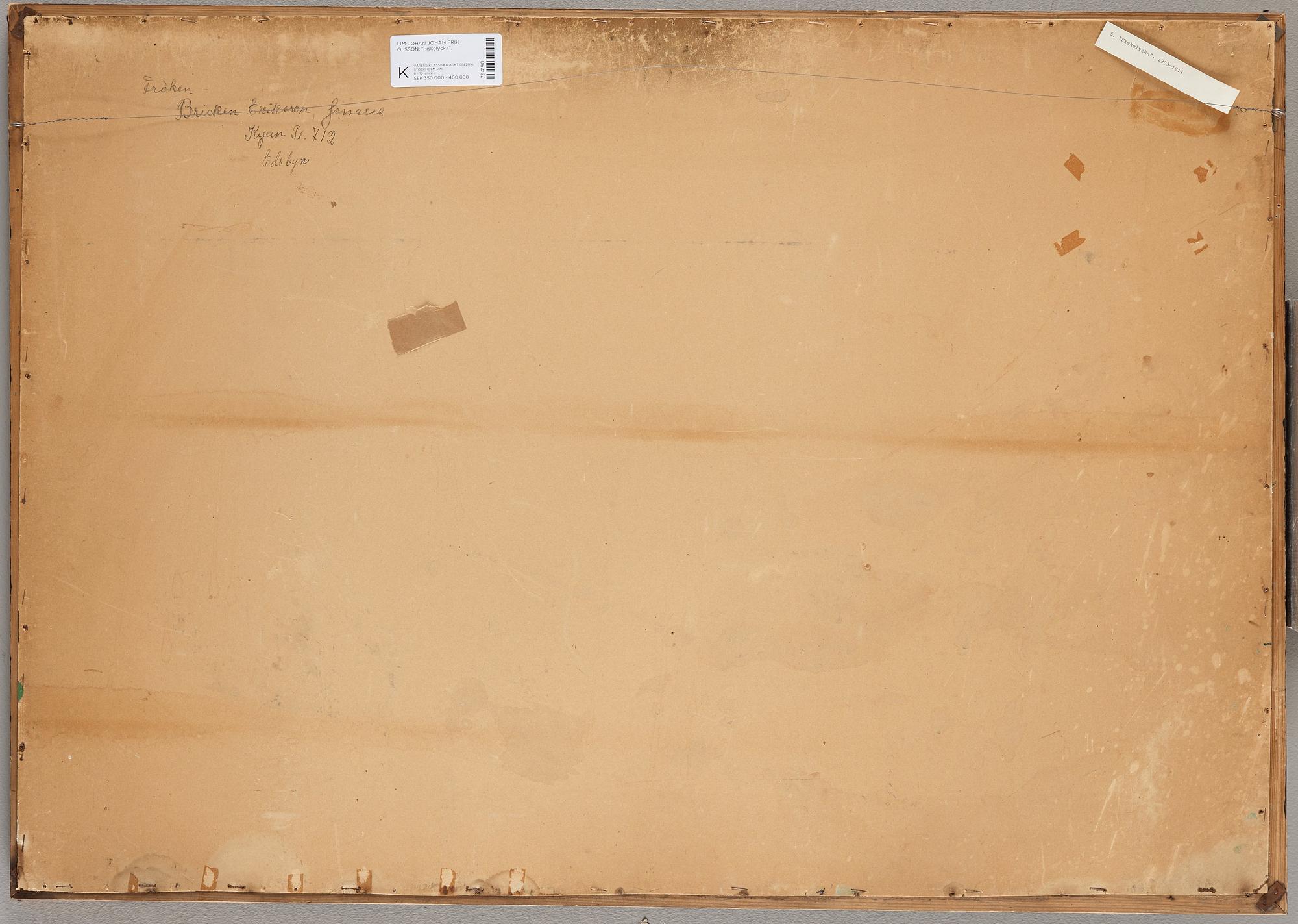 Lim-Johan (Johan Erik Olsson), "Fiskelycka".