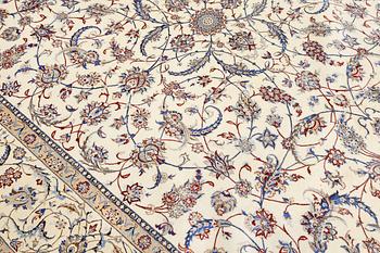 Matta, Nain, part silk, sk 4 LAA, 360 x 252 cm.