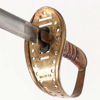 SABEL, för underofficer vid kavalleriet, 1800-talets slut.