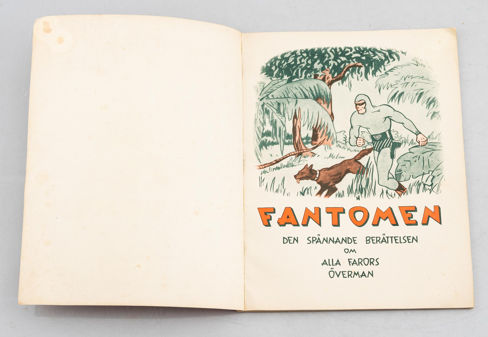 Serietidning, Fantomen, "Alla farors överman", julalbum 1944.