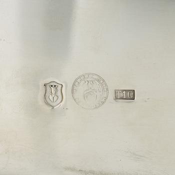 Two pewter match boxes, Firma Svenskt Tenn, Stockholm, Sweden, 1993.