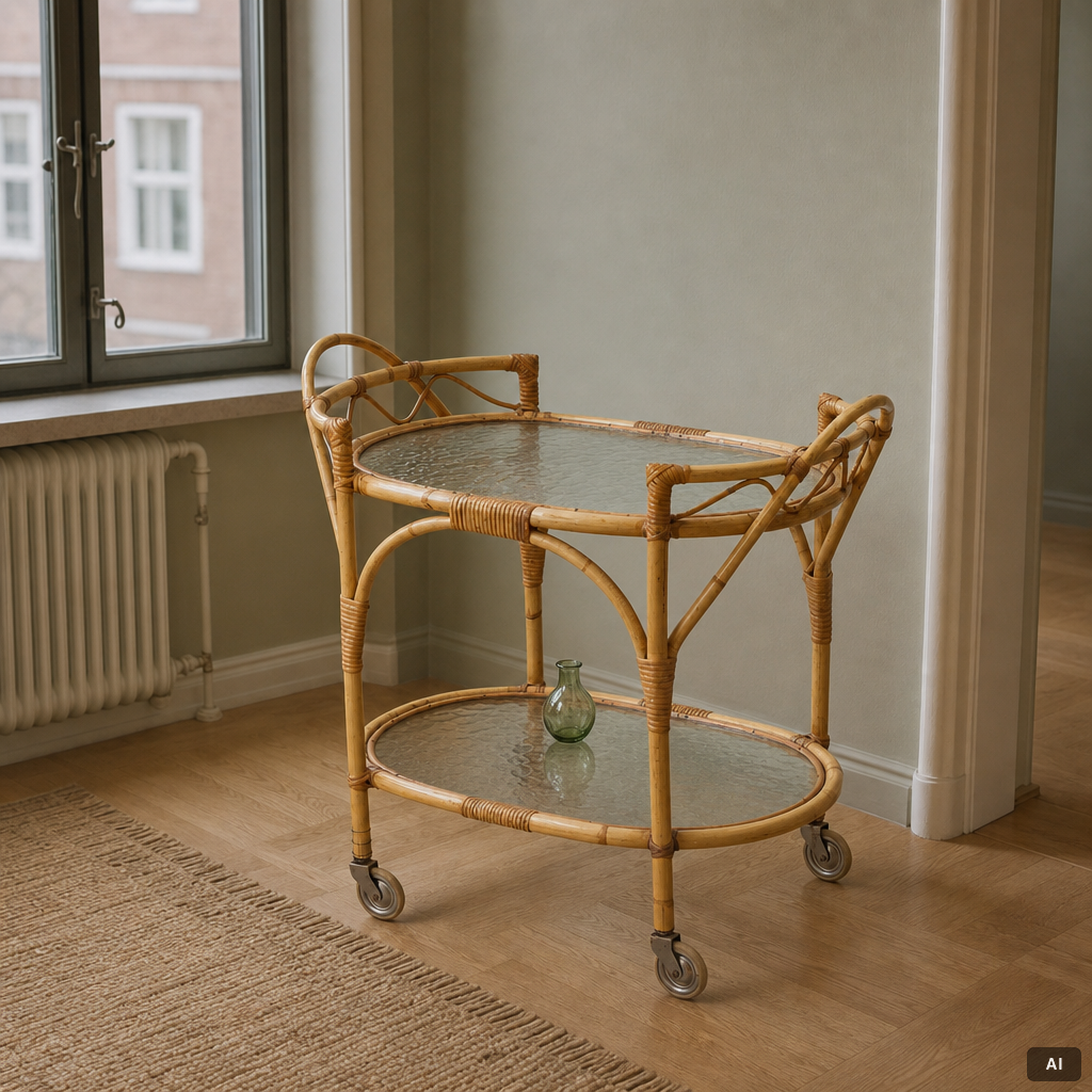 Serving cart, second half of the 20th century.