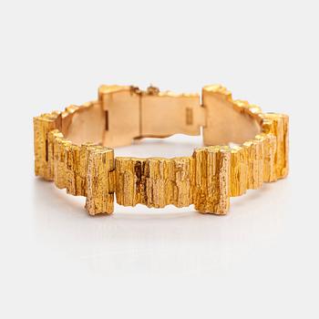 Björn Weckström, A 14K gold bracelet "Mystica". Lapponia 1981.