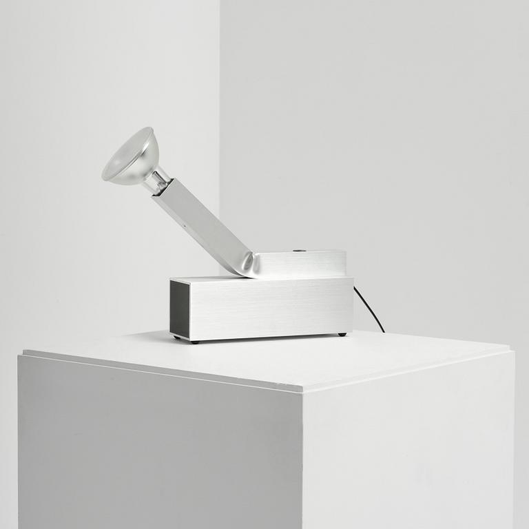 David Taylor, a unique table lamp, "Aluminium Table Lamp #3", Studio Mellösaverken, Sweden, 2025.