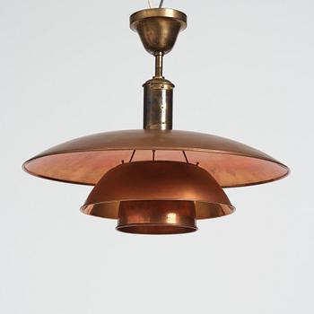 Poul Henningsen, a 'PH-4½/4' pendant, Louis Poulsen, Denmark ca 1933.