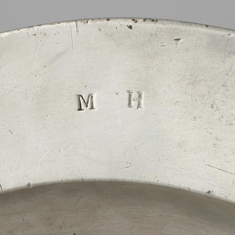 FAT, tenn, S Duncumb, London, troligen 1700-tal.