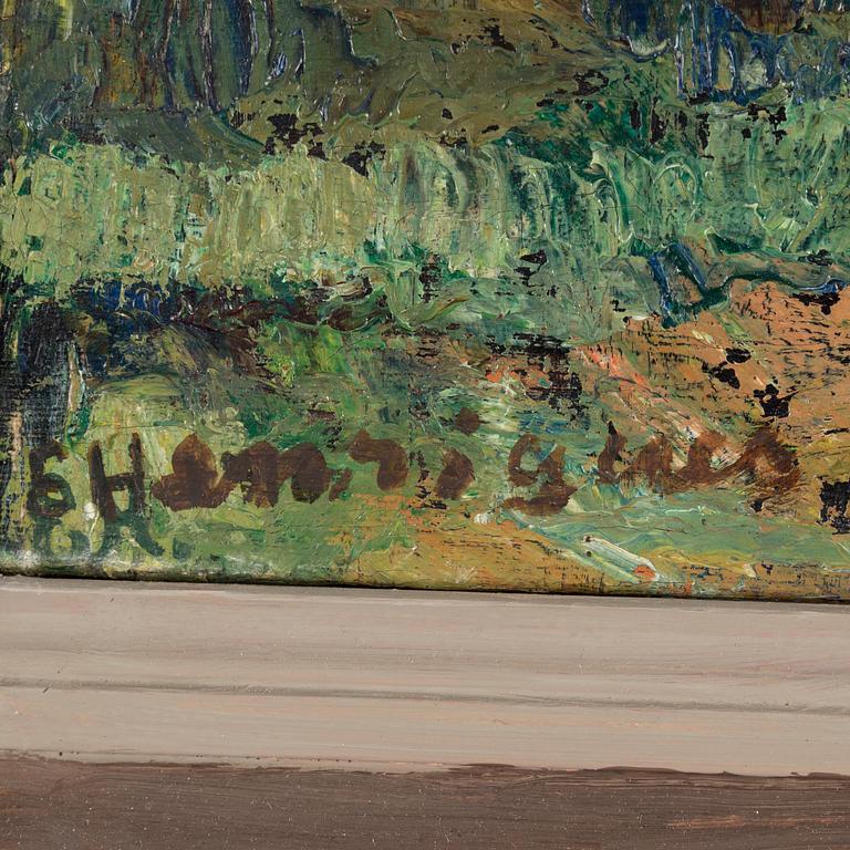 ESTER GEHLIN, Oil on canvas, signed.