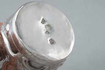 PIKARI, hopeaa. Andrei Dementiev Moskova 1774. Korkeus 8,5 cm, paino 68 g.