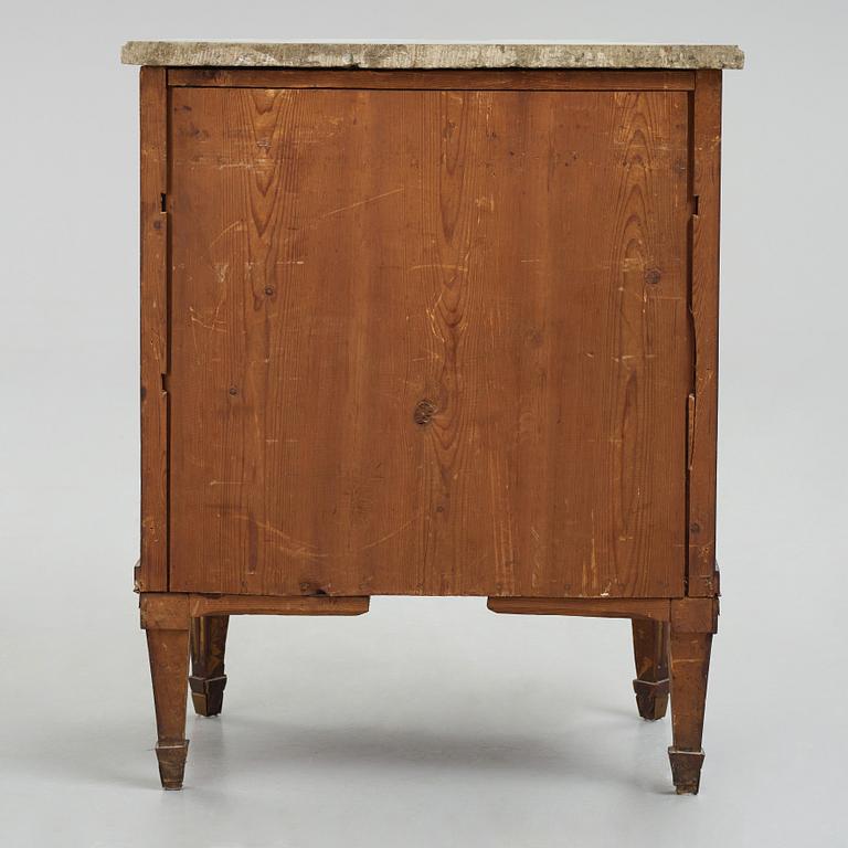 A late Gustavian commode by A Lundelius (master in Stockholm 1778-1823).