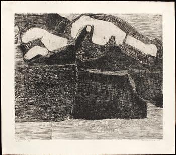 TORSTEN RENQVIST, etsningar, 4 st, sign o dat -60.