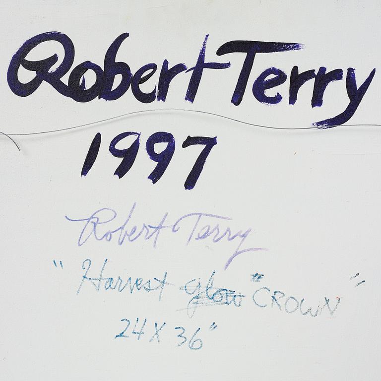 Robert Terry, olja på pannå, a tergo signerad Robert Terry och daterad 1977.