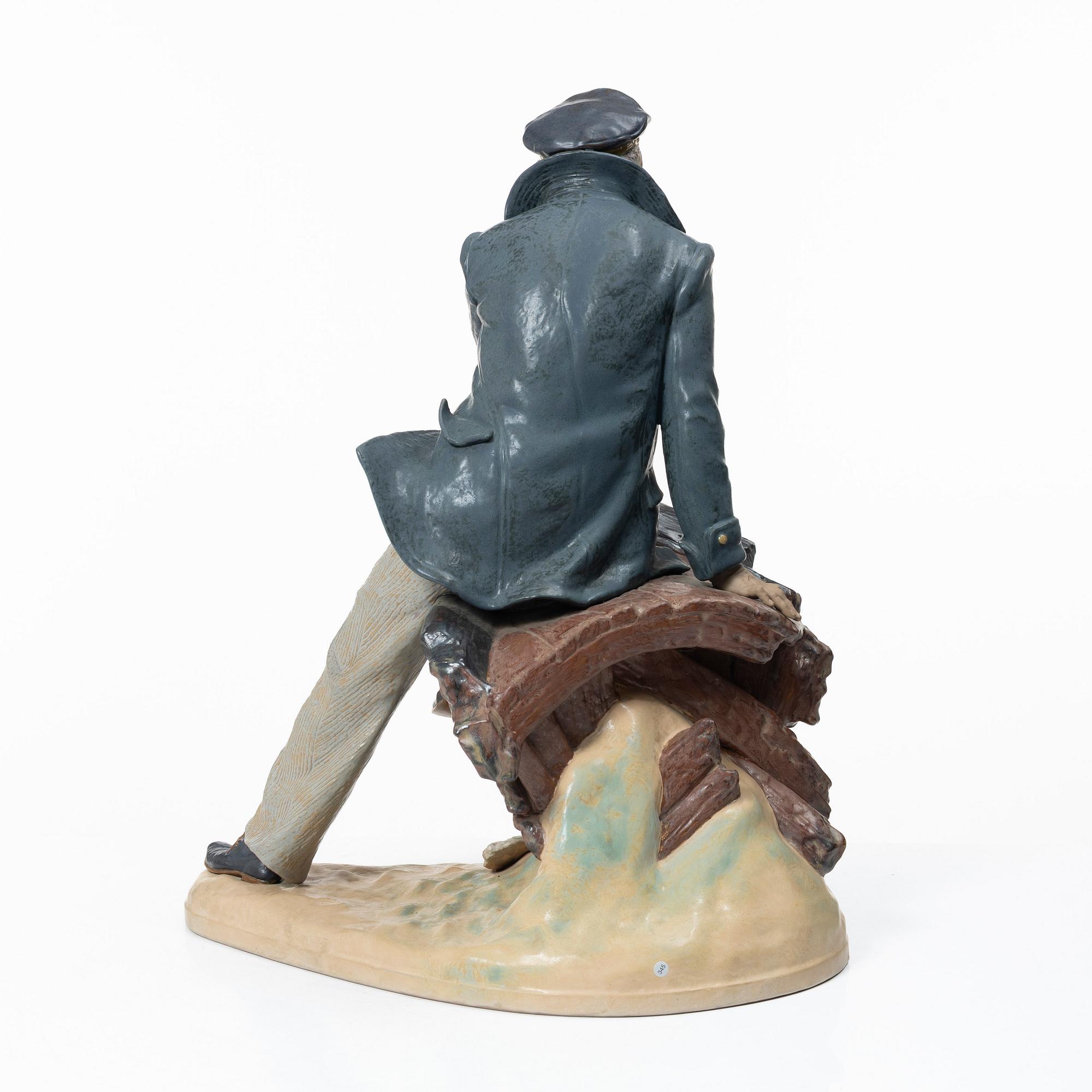 Salvador Furió, a 'Days of yore' figurine, Lladró, Spain, 1993-98.