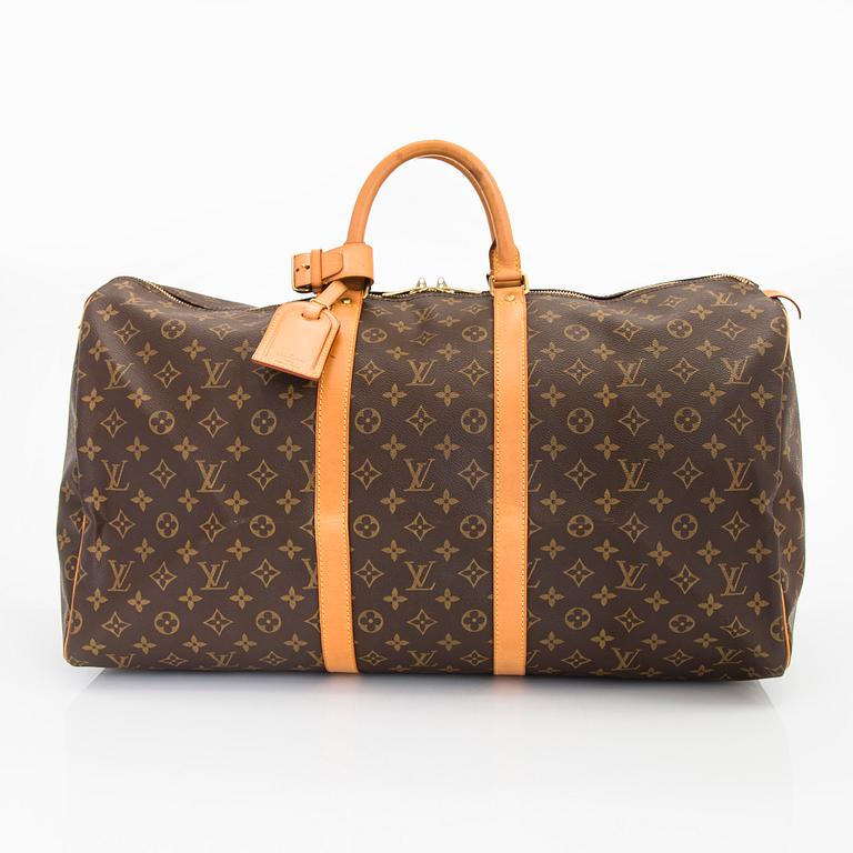 Louis Vuitton, a Monogram Canvas 'Keepall 55' bag.