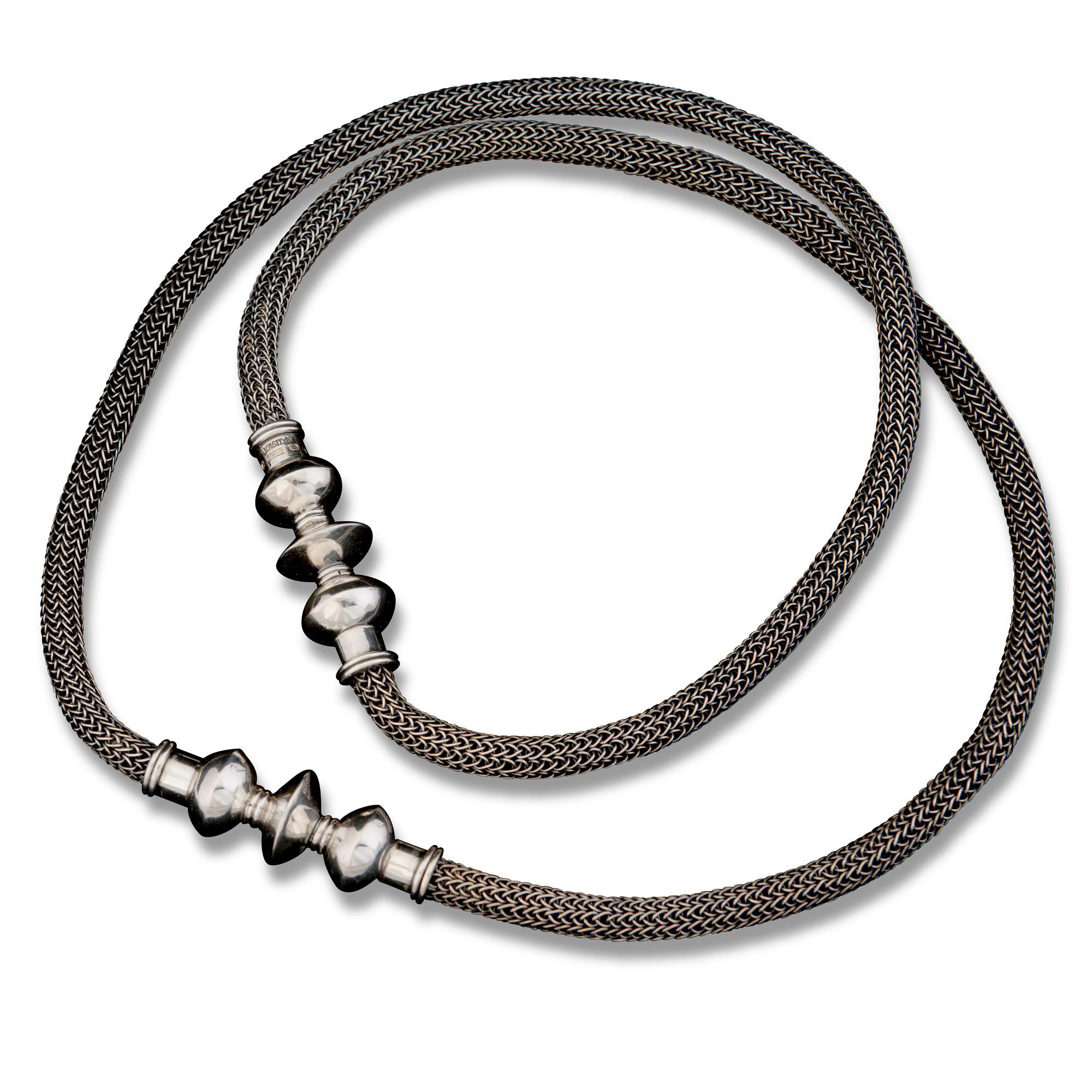 Saara Hopea, NECKLACE, silver. Ossian Hopea, Porvoo Finland 1978.