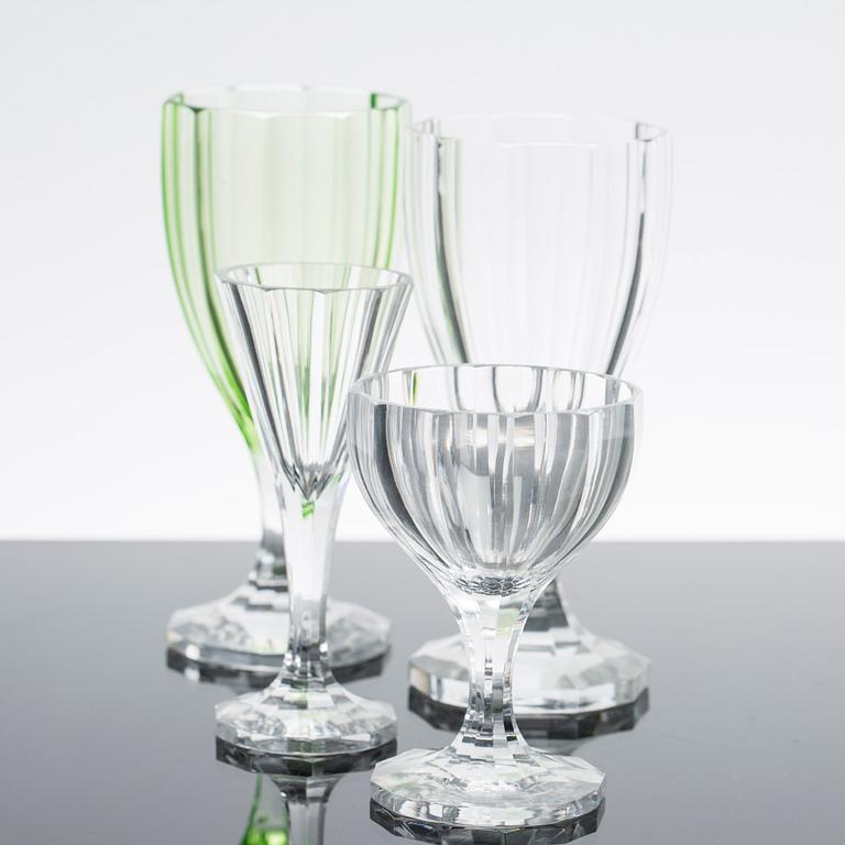 GLASSERVIS, 27 delar,  "Lagerberg", Design Elis Bergh. 1930-tal.