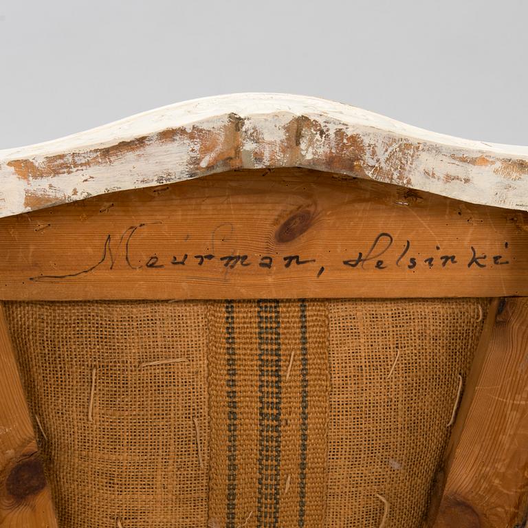 A pair of Rococo style chairs, early 20th century.