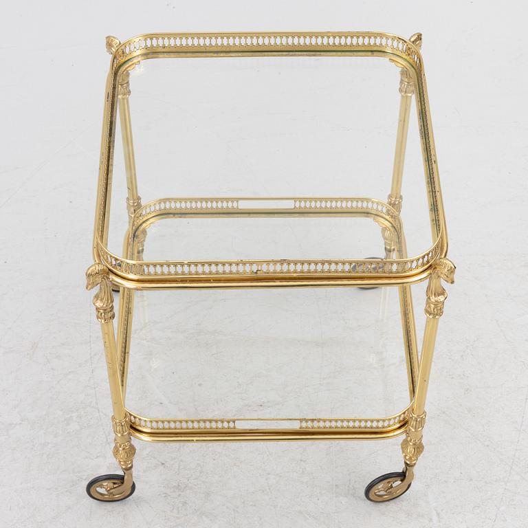 Serving cart, mid-20th century.