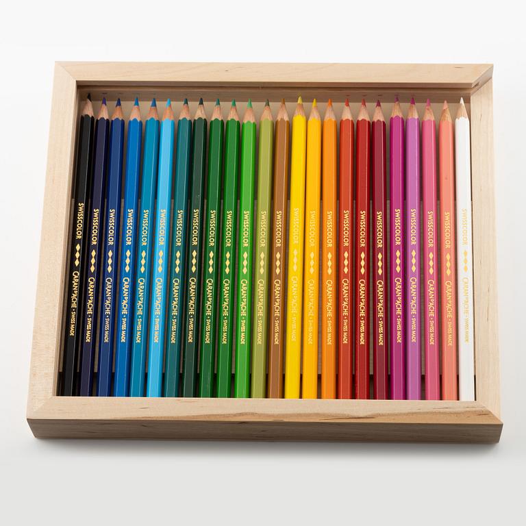 Pencils/sketchbook, Rolex/Caran d'Ache, "No Reserve".