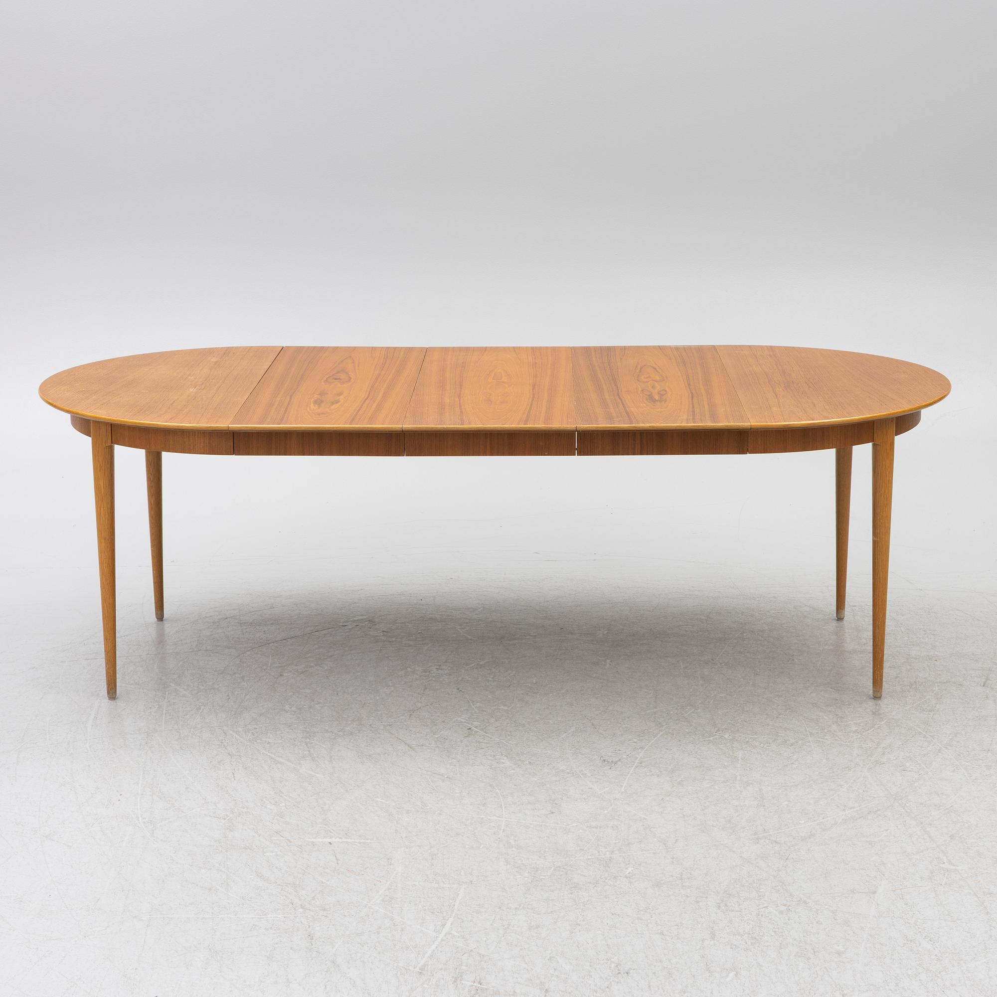 Dining table, mid-20th century.