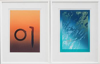 CURT HILLFON, litografier, 4 st, signerade och numrerade H.C.