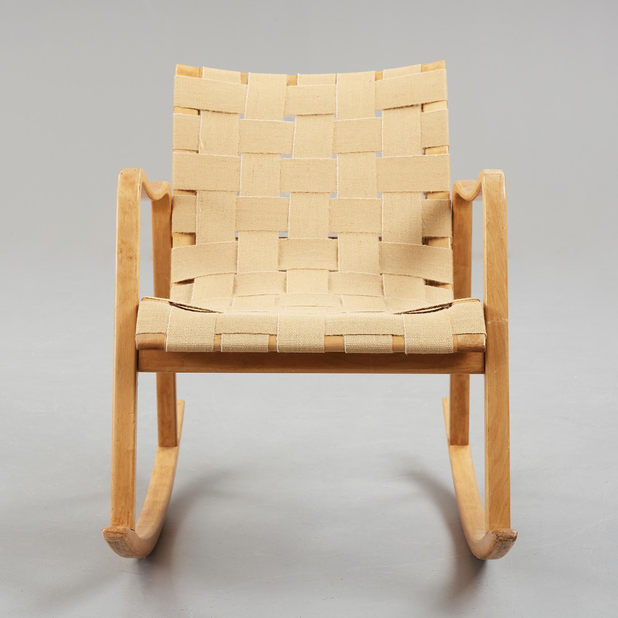 AXEL LARSSON, gungstol, Svenska Möbelfabrikerna  Bodafors, 1930-40-tal.