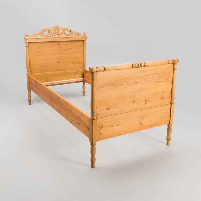 A late 19th century bed.