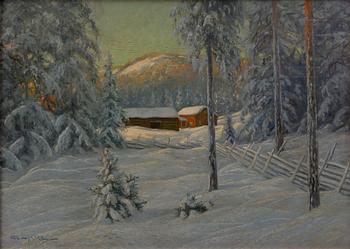 Oscar Lycke, Winter Landscape.