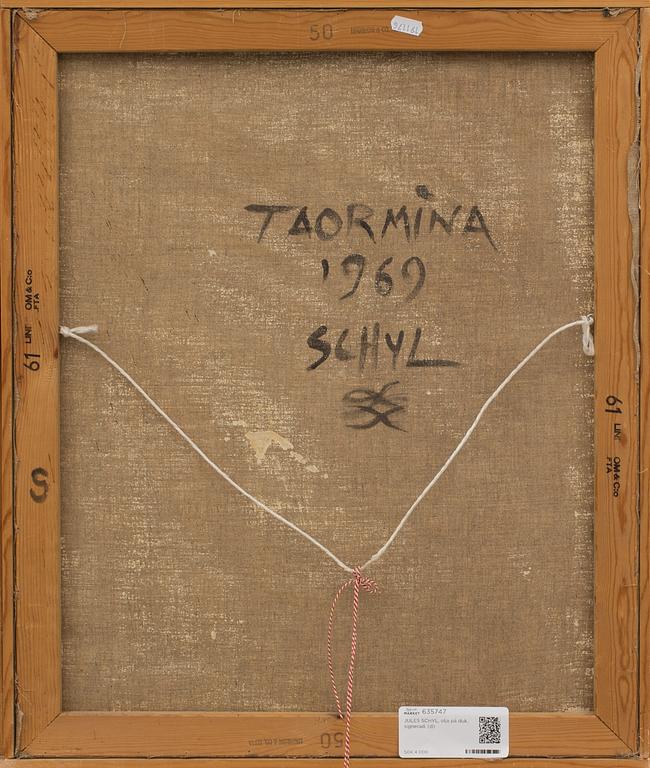 JULES SCHYL, olja på duk, signerad.